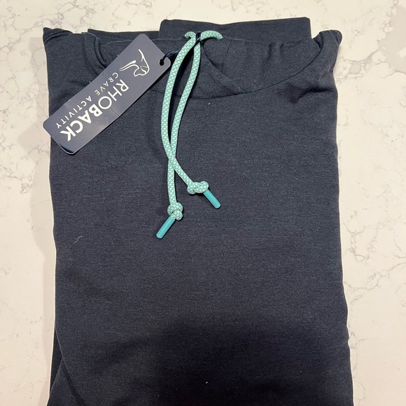 Rhoback Performance Hoodie in Dark Blue - Picture 3 of 9